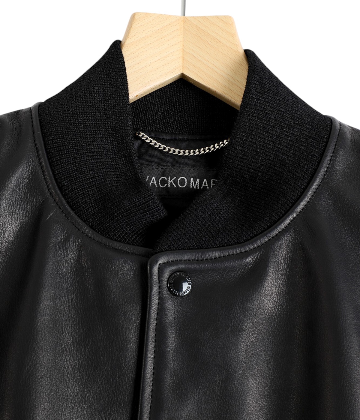 LEATHER VARSITY JACKET -A- ( TYPE-1 ) | WACKO MARIA