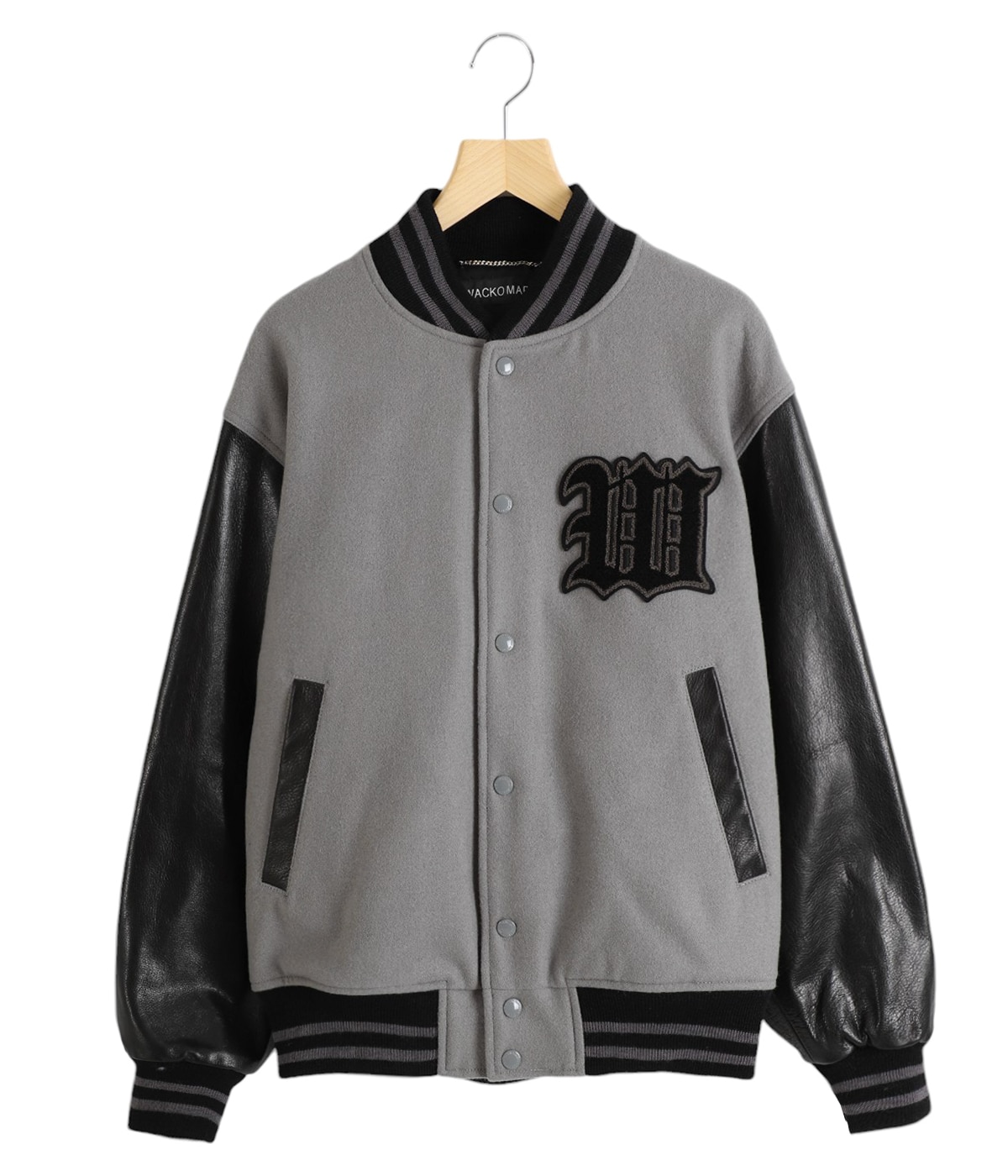 LEATHER VARSITY JACKET -B- ( TYPE-1 ) | WACKO MARIA