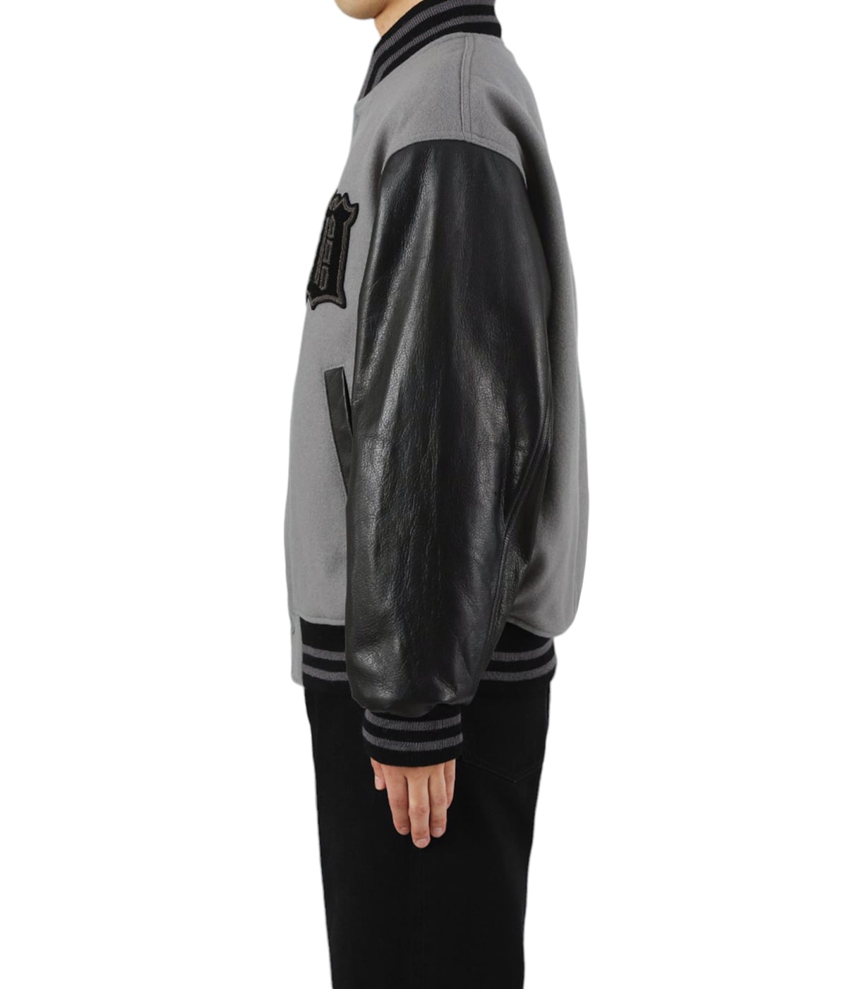 LEATHER VARSITY JACKET -B- ( TYPE-1 ) | WACKO MARIA