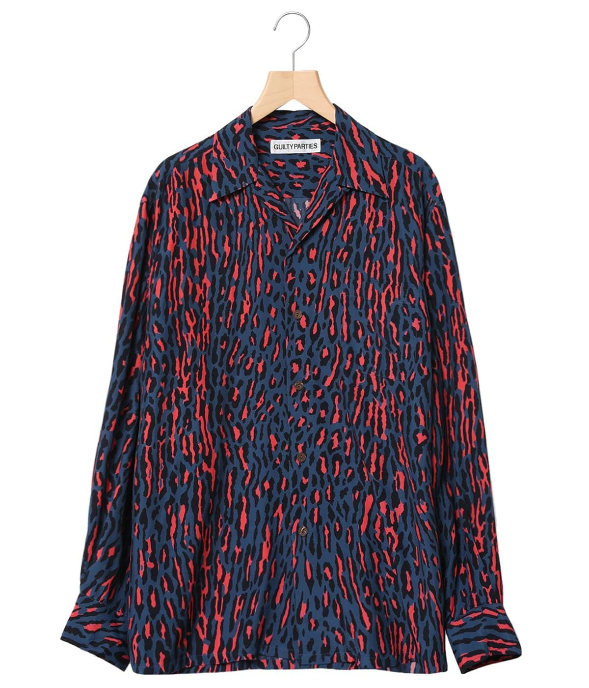 WACKO MARIA LEOPARD HAWAIIAN SHIRT L 紫 LEOPARD HAWAIIAN SHIRT L/S | WACKO MARIA(ワコマリア