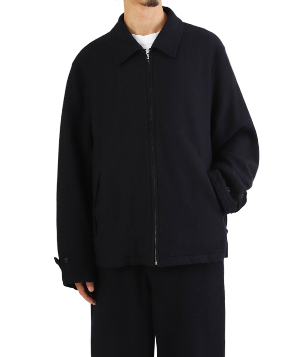 うふふ WOOL LIGHT TWEED - ZIP UP BLOUSON | URU(ウル) / アウター