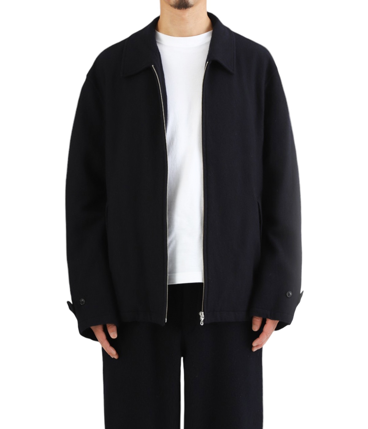 ウッドブル WOOL LIGHT TWEED - ZIP UP BLOUSON | URU(ウル) / アウター