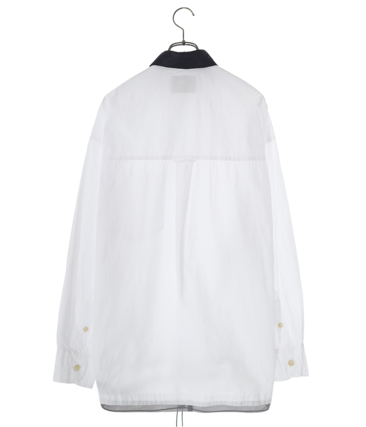 新品denierデニールD/d　バンドカラーシャツ　コットン　ドローストリング ドローストリングシャツ | kolor(カラー) / トップス 長袖シャツ