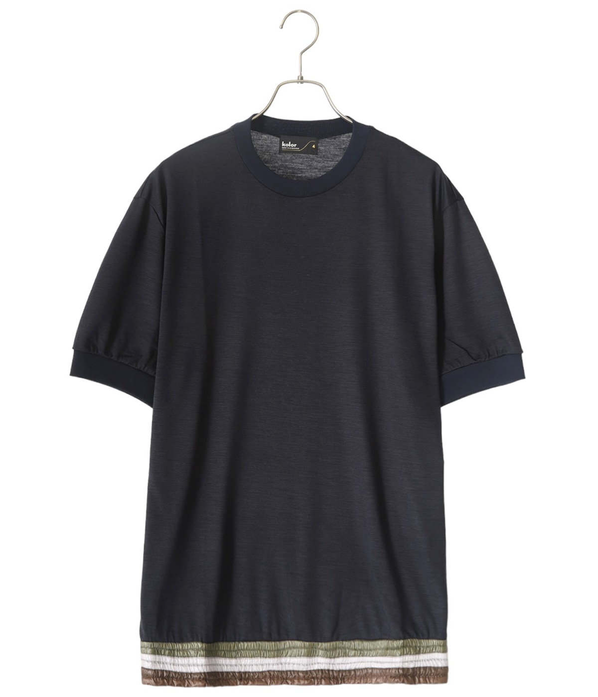 Tシャツ・カットソー KIRED Men Tops WBACIOMW772100900B BROWN 洗える】フェイクレイヤードカットソー(カットソー・Tシャツ
