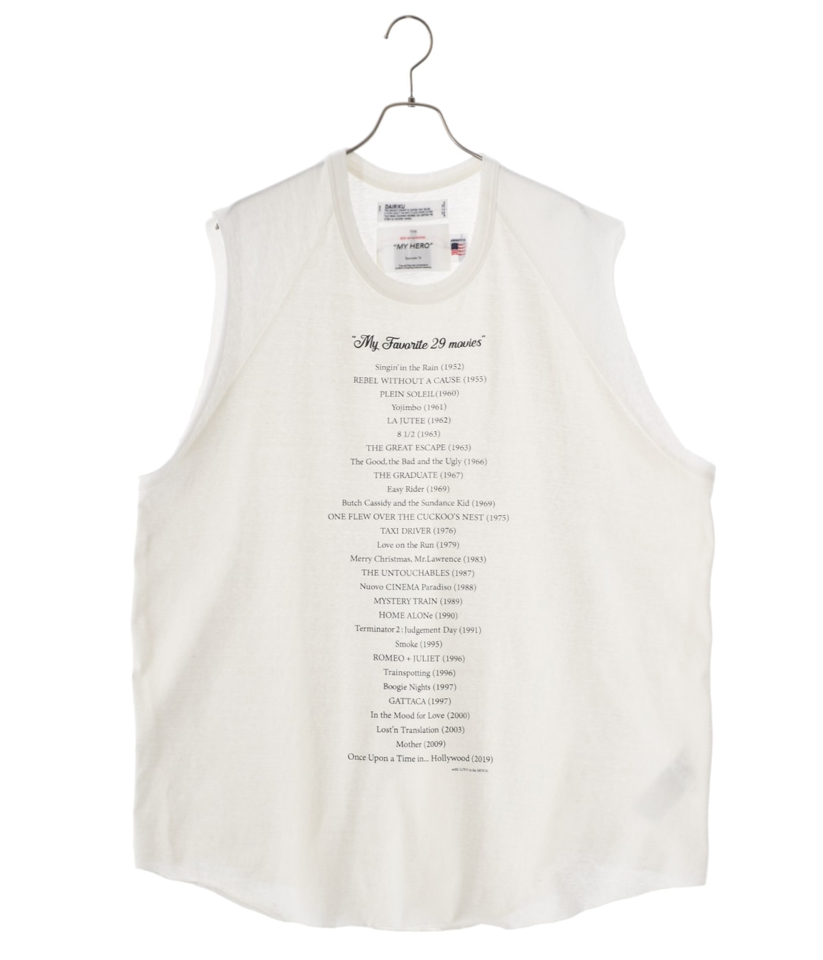 My Favorite Movies“ Big Nosleeve Tee | DAIRIKU(ダイリク
