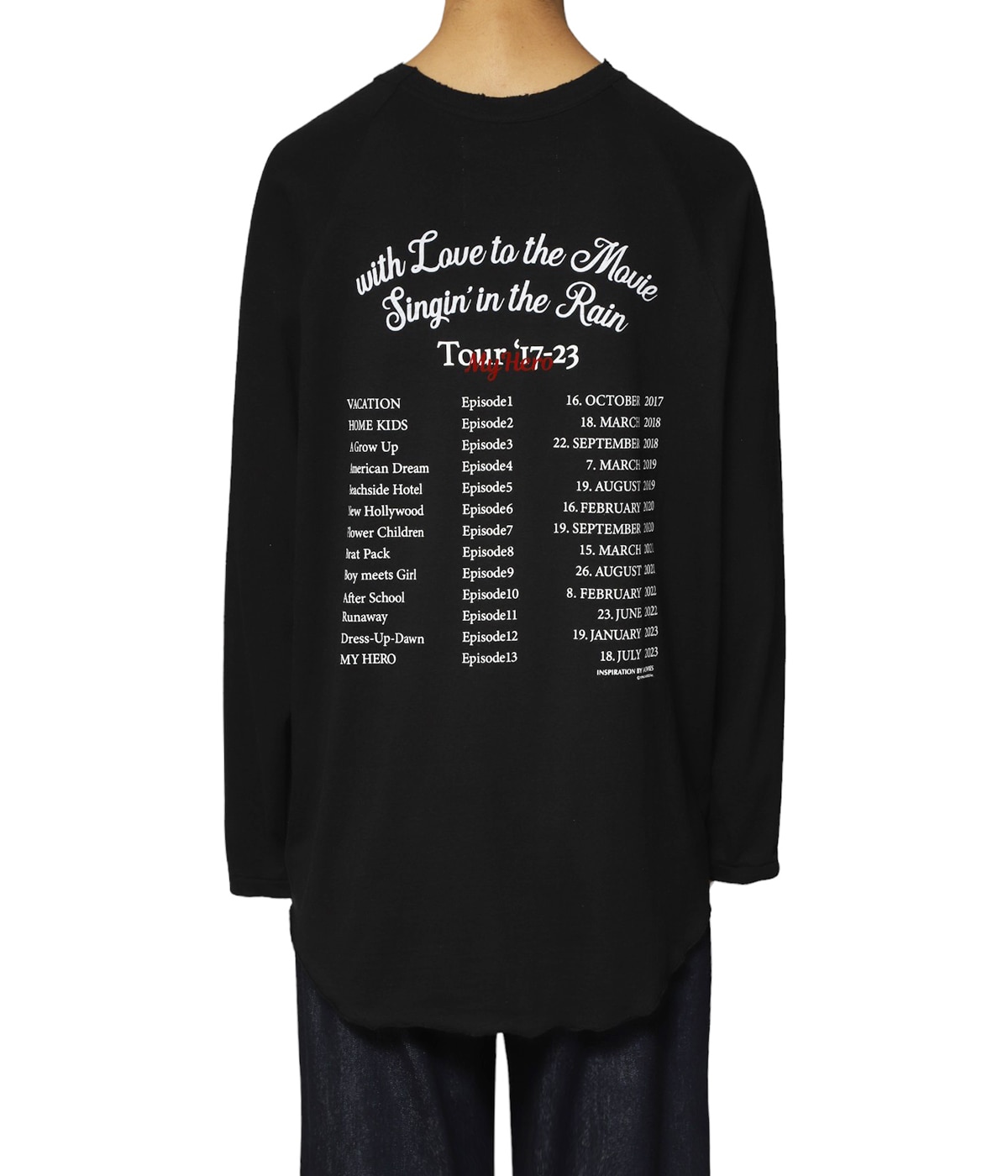 早い者勝ち DAIRIKU dairiku 22ss Raglan ロンT Tour“ Big Raglan Tee | DAIRIKU(ダイリク) / トップス