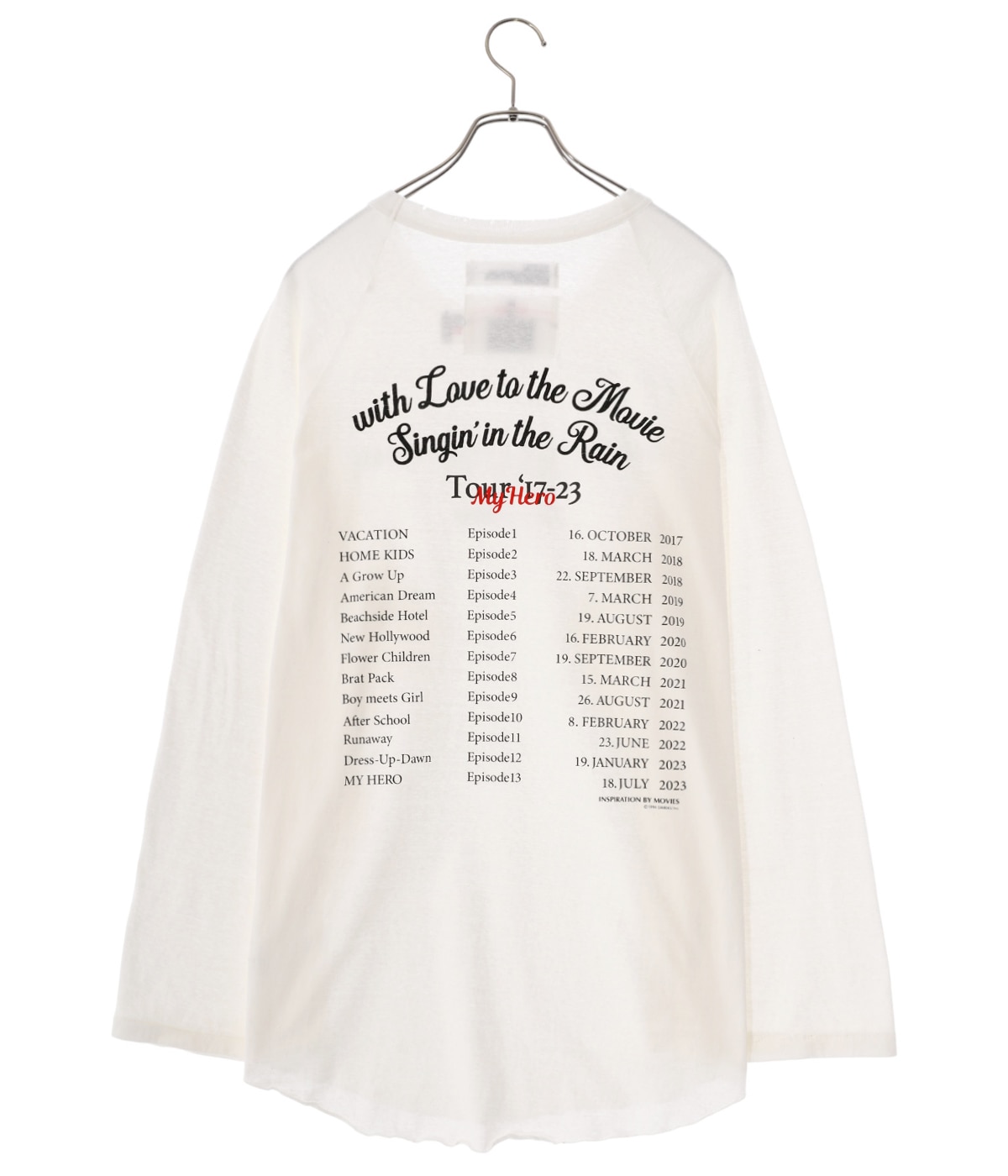 トップス DAIRIKU 22AW Raglan Tour Tee DAIRIKU / ダイリク】Donnie Starring Raglan Tee（Tシャツ