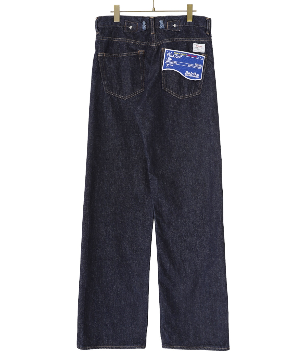 DAIRIKU ブラック ストレートデニムパンツ 27inch DAIRIKU/