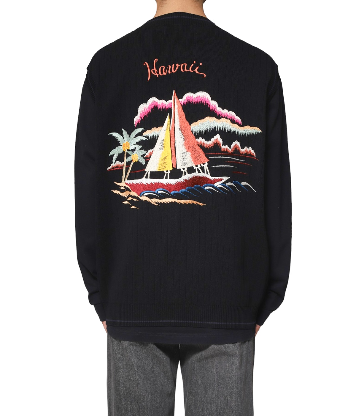 Hawaii“ Zip Up Knit Vest | DAIRIKU(ダイリク) / トップス