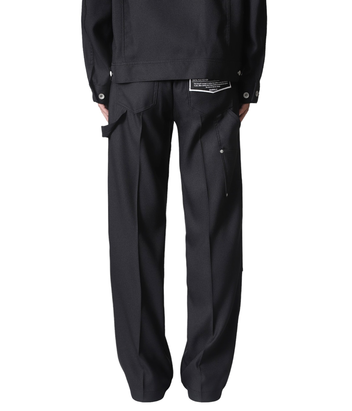 【裾上げ済】DAIRIKU 24SS ペインターパンツ ブラック Lサイズ 裾上げ済】DAIRIKU 24SS ペインターパンツ ブラック Lサイズ パンツ