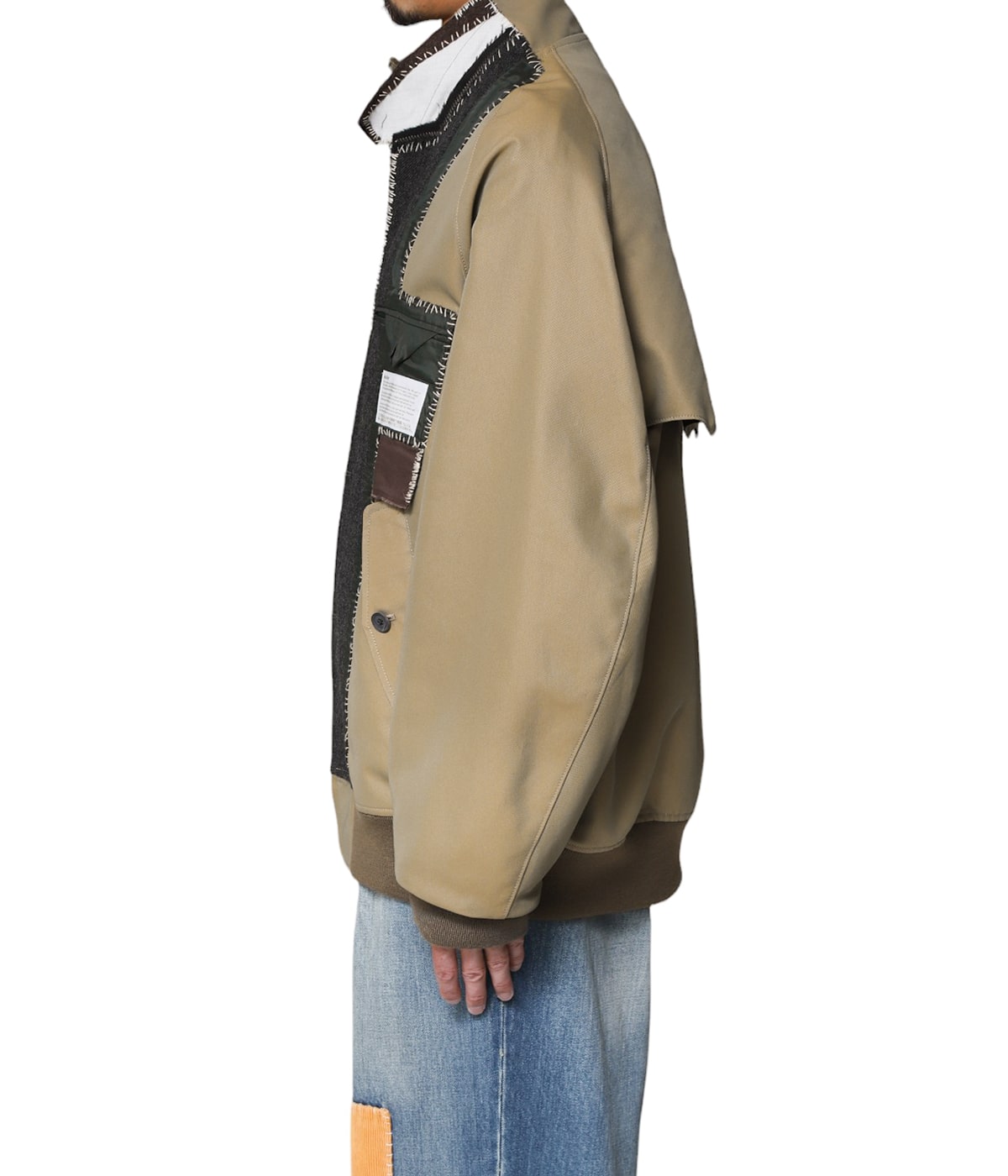 [kolor] 24AW ニットドッキングブルゾン 24AW kolor ニットドッキングブルゾン