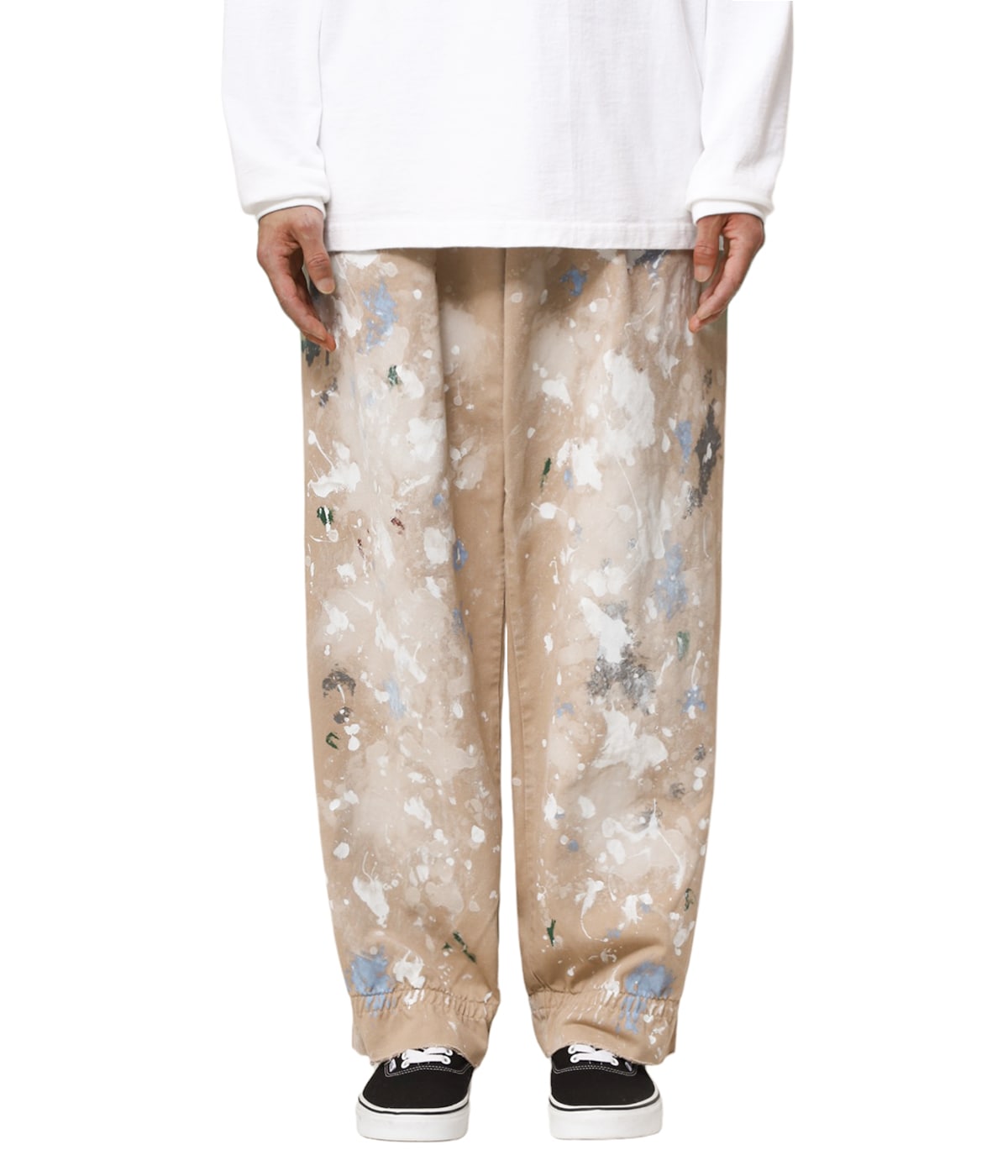 完売品 24aw kolor ペイントワイドパンツ 24aw kolor ペイントワイドパンツ 定価7.3万 サイズ3 完売品