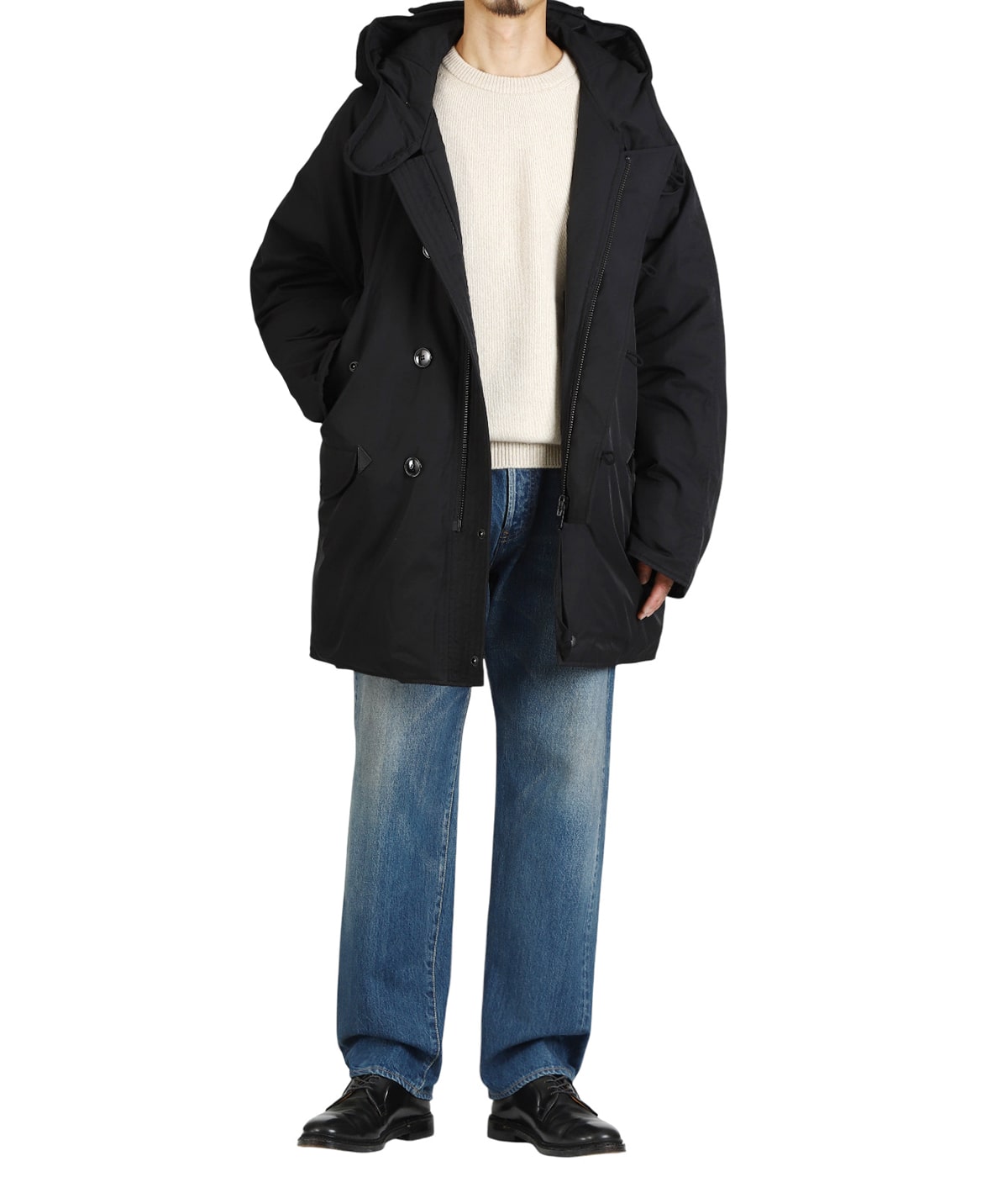 model(175cm / 60kg)B85 W75 H92 着用サイズ：2