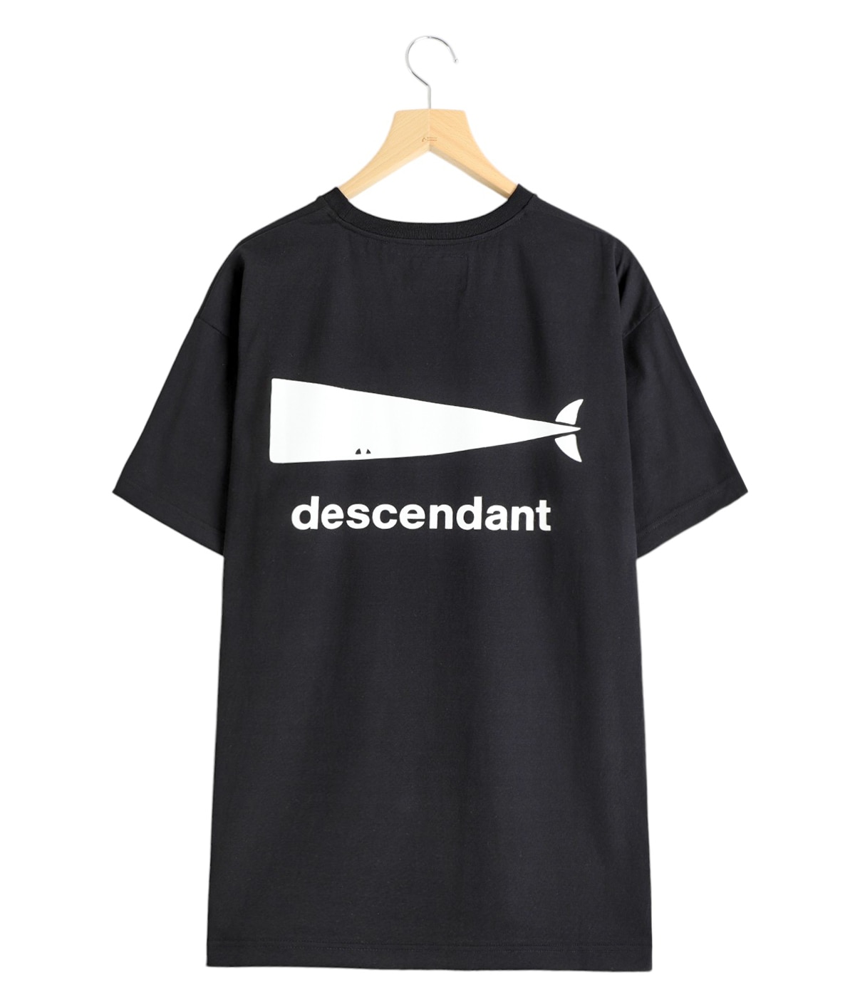 DESCENDANT Tシャツ CACHALOT SS / VORTEX SS DESCENDANT - VORTEX SS / BLACK | Stripe Online Store