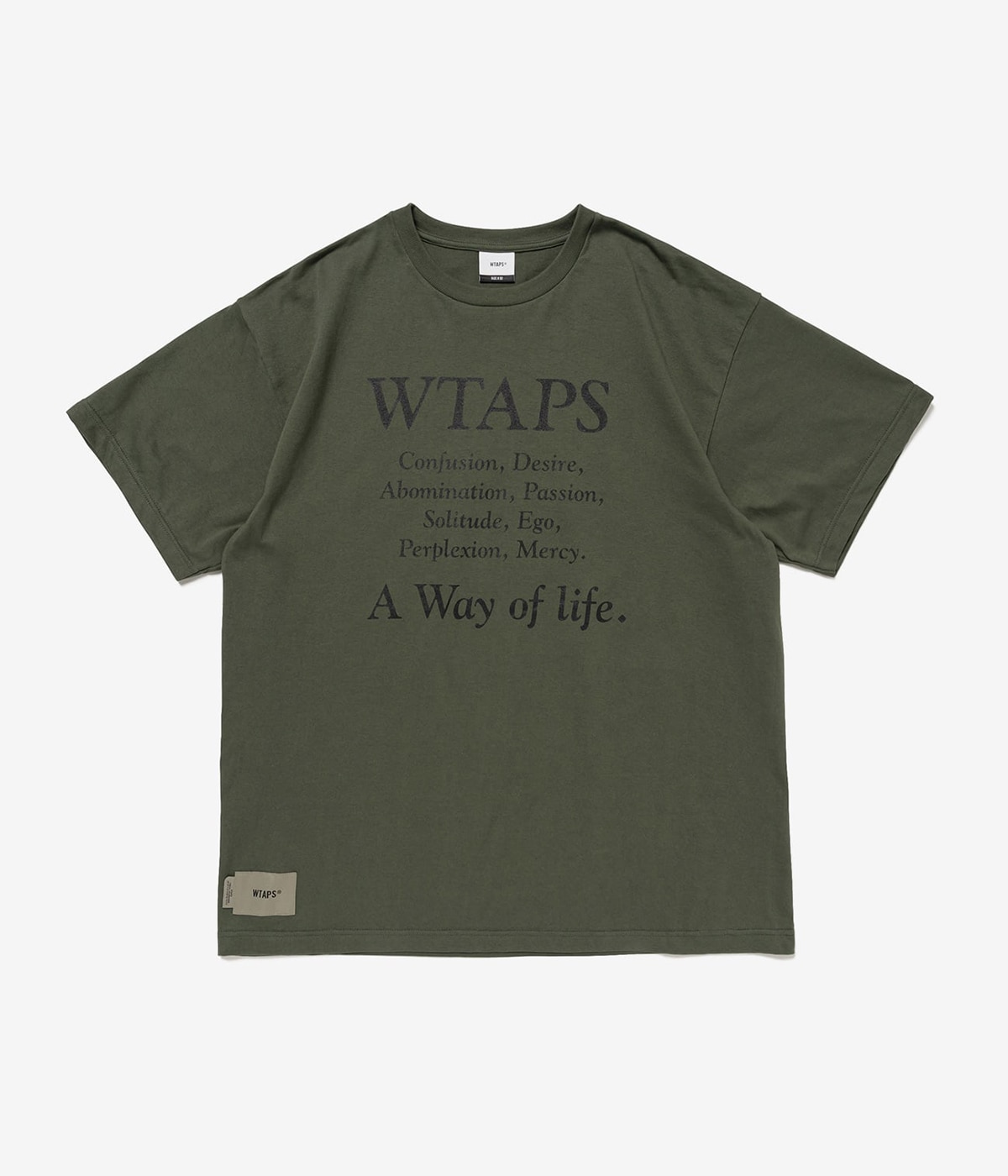 WTAPS T7-01 オリーブ色 used CONTAINING 01 / SS / COTTON | WTAPS(ダブルタップス