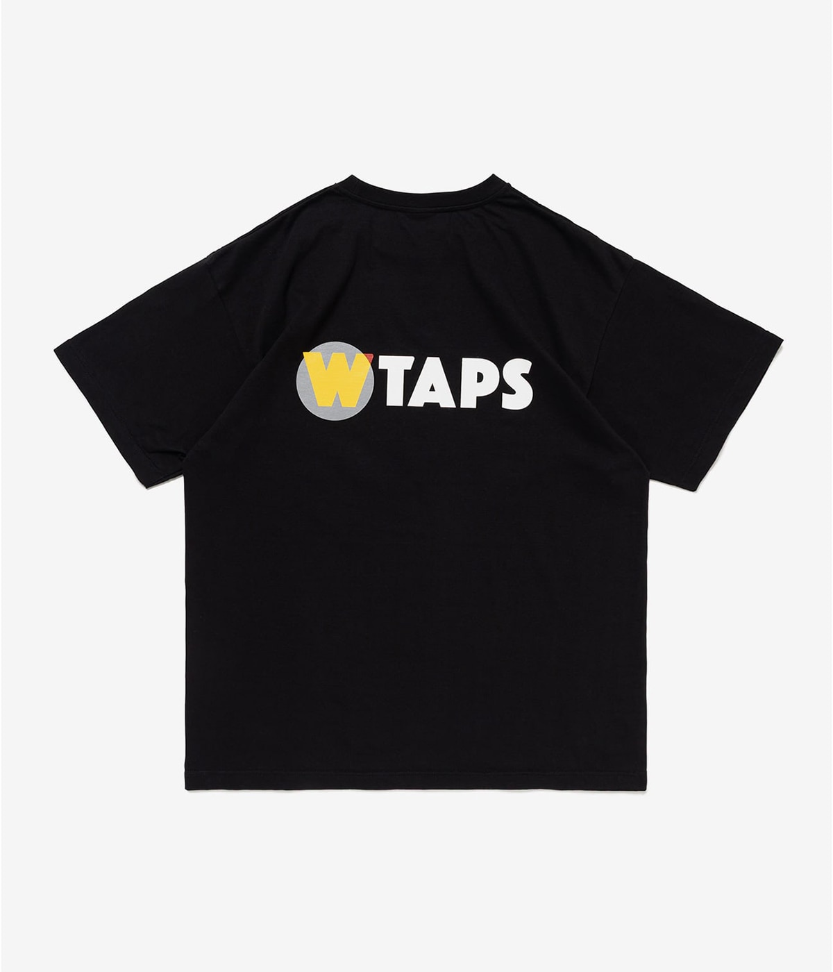WTAPS ストライプ Tシャツ Lサイズ ブラック/ベージュ Men's WTAPS Gps 02 Spot Tee Alphabet Short Sleeve Round Neck