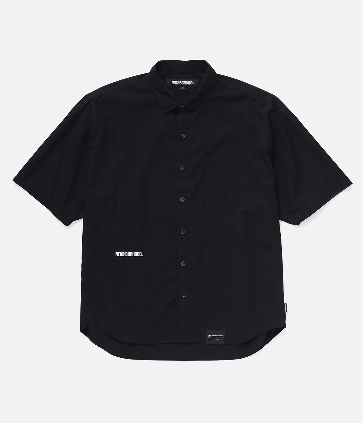 NEIGHBORHOOD OVER SHIRT SS ブラック OVER SHIRT SS | NEIGHBORHOOD(ネイバーフッド) / トップス 半袖