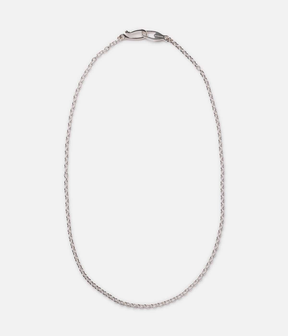 SILVER FINE CHAIN NECKLACE