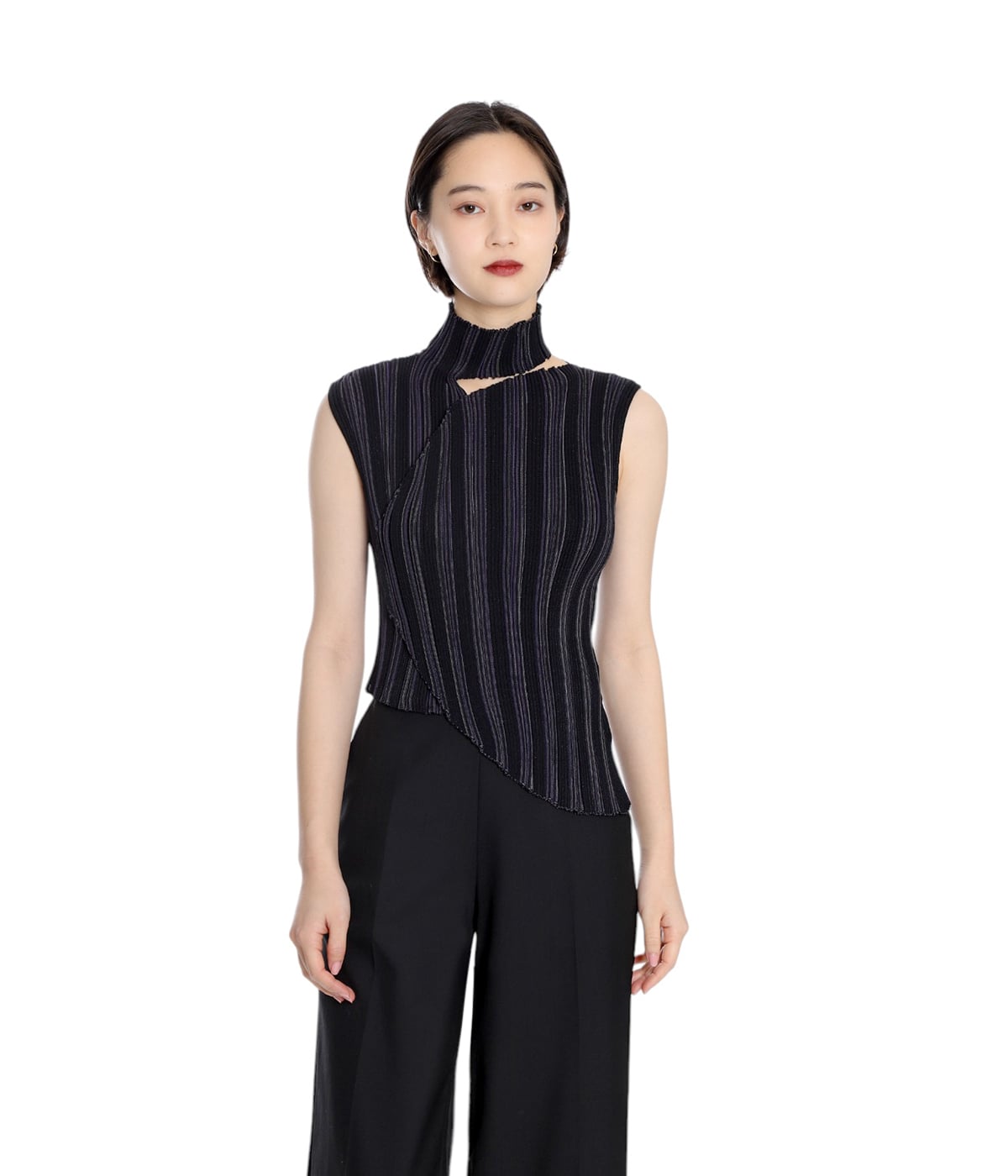 【15%OFF】PHOTOCOPIEU / フォトコピュー： [レディース]ASYMMETRIC SLEEVELESS OVAL TOP(MARGA) / 全2色 ： 251MAR[ANN] レディース】ASYMMETRIC SLEEVELESS OVAL TOP(MARGA