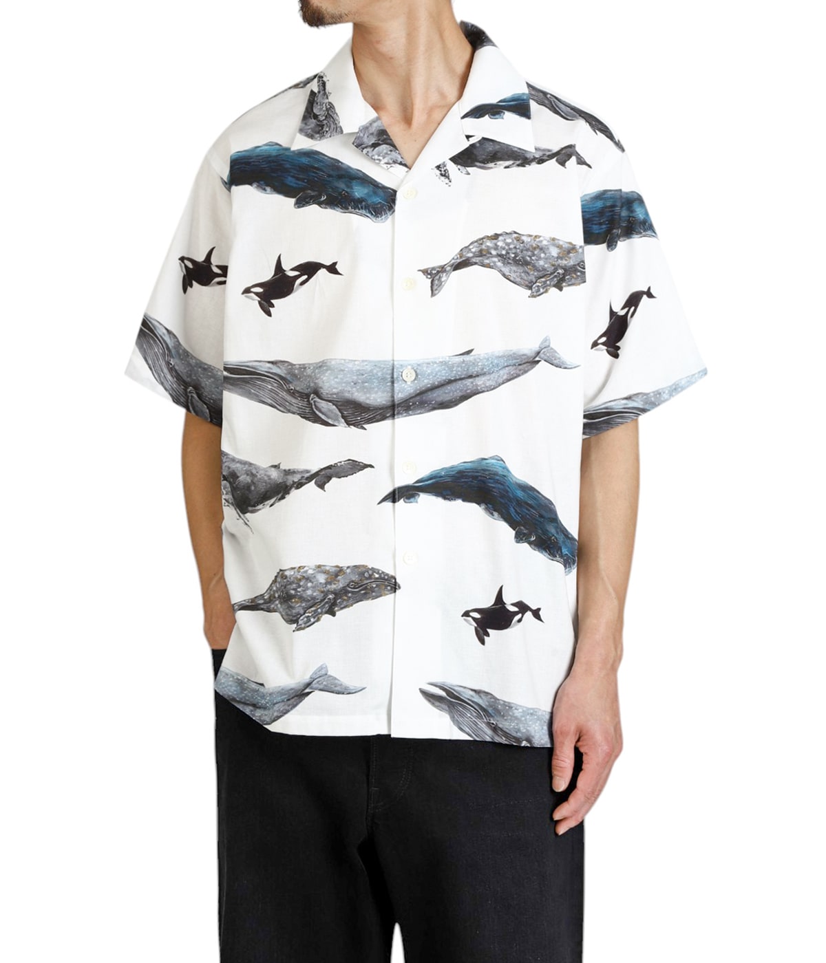 DESCENDANT SEAFARERS TEXTILE SHIRTサイズ2 descendant SEAFARERS TEXTILE SS SHIRT