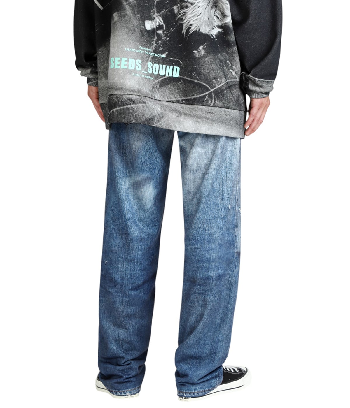 DENIM PRINT STRIGHT PT | TALKING ABOUT THE ABSTRACTION