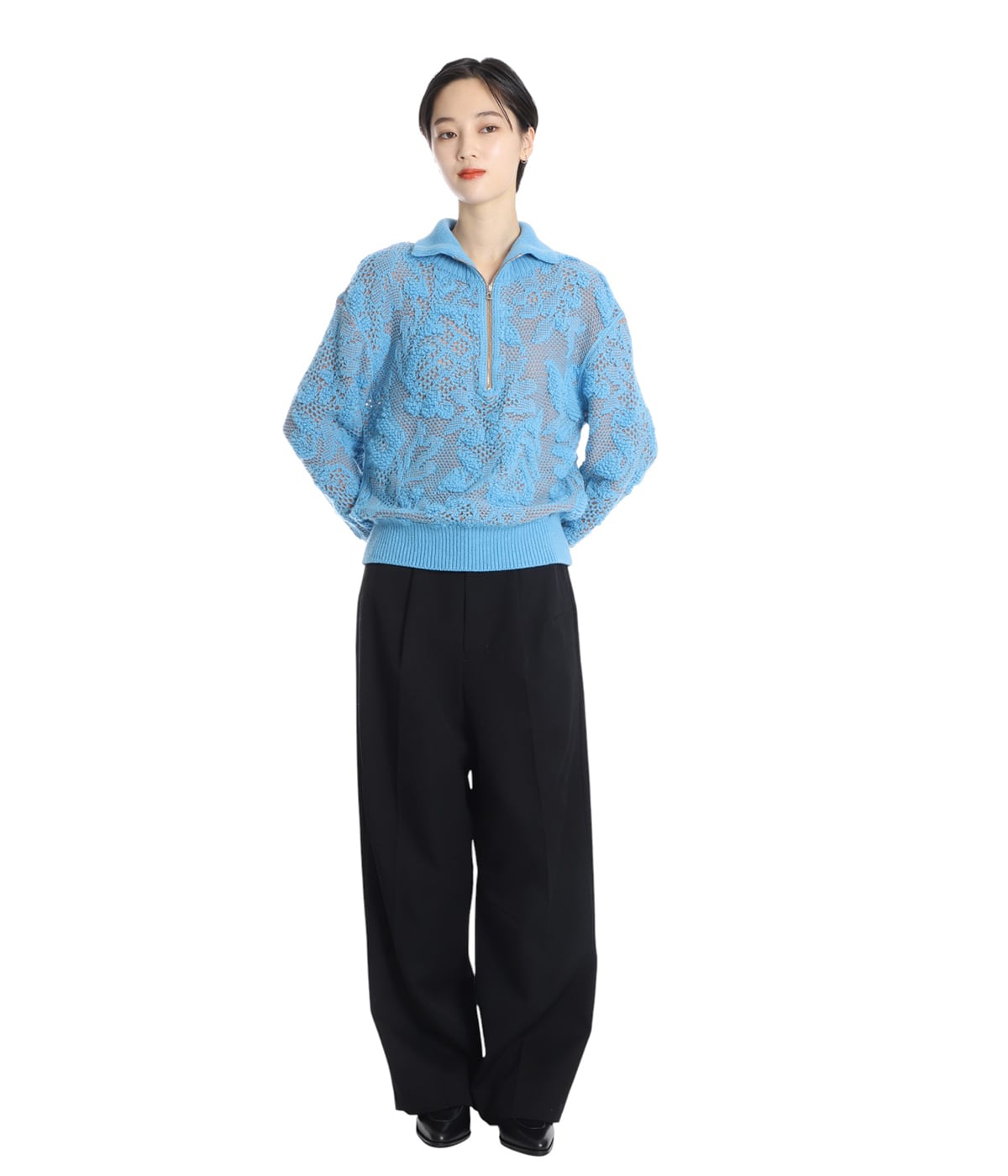 レディース】HALF-ZIP SWEATER | PHOTOCOPIEU(フォトコピュー