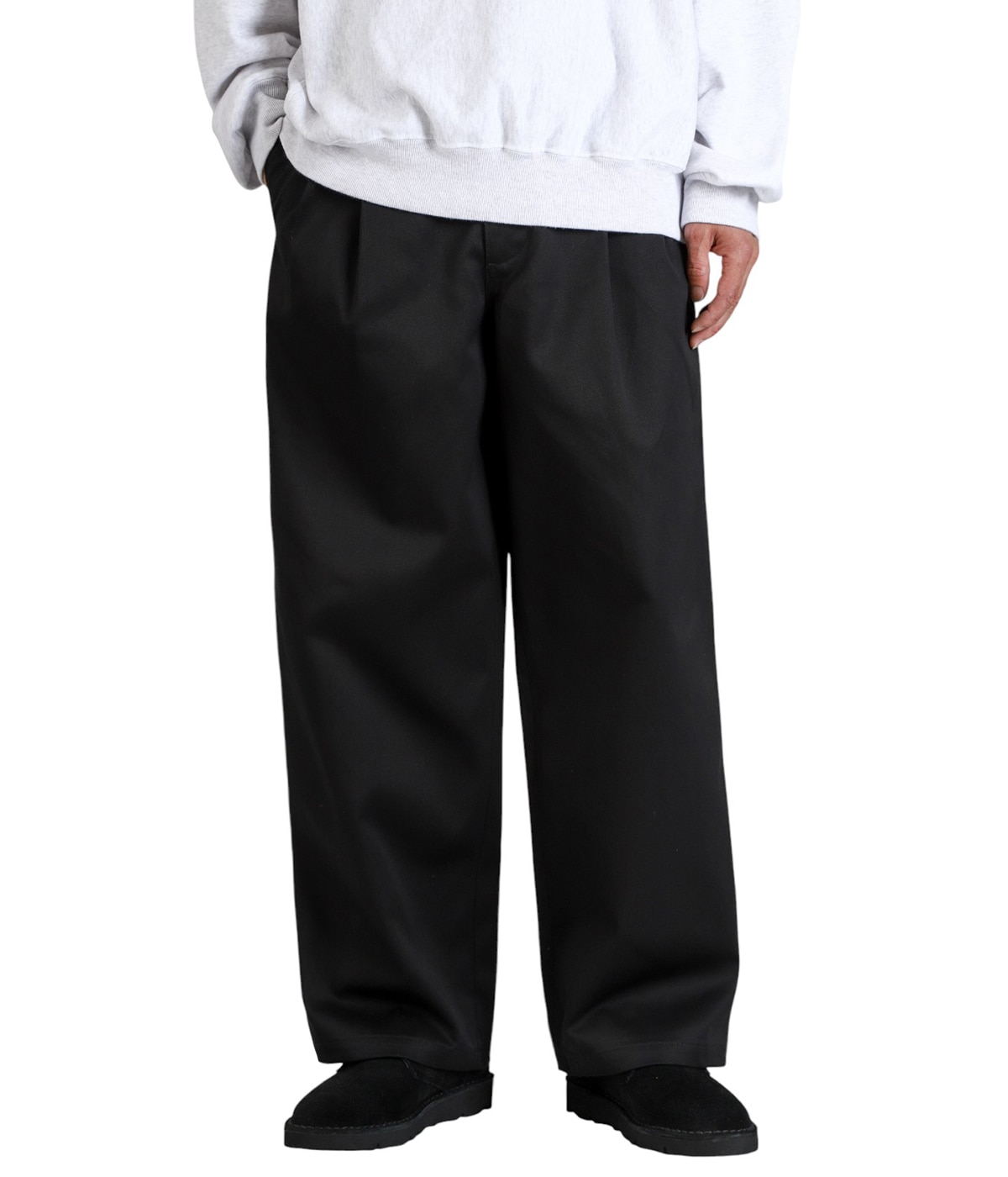 Davit MEURSAULT 黒 チノパン SF WIDE TROUSERS | DESCENDANT(ディセンダント) / パンツ
