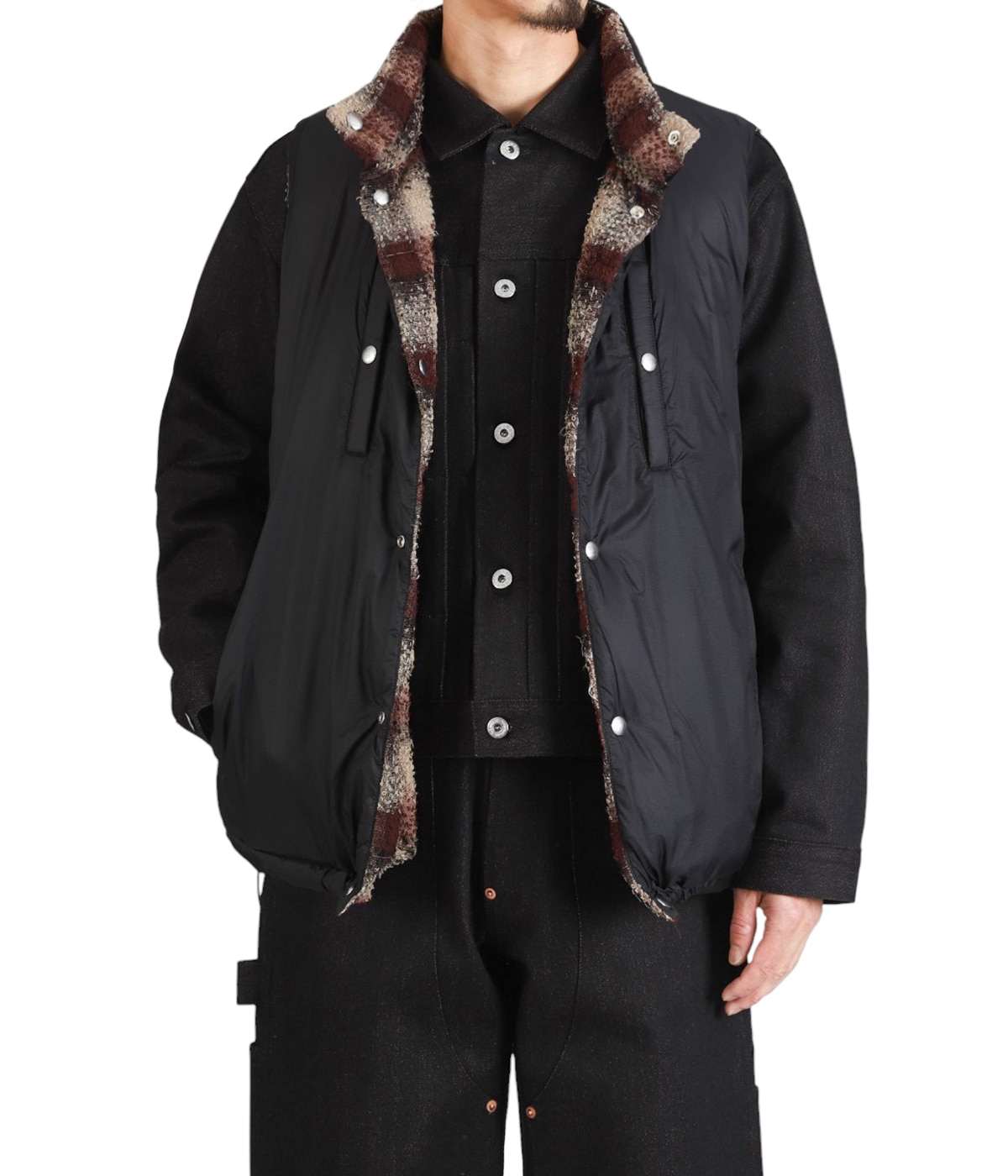 model（175cm / 60kg）B85 W75 H92 着用サイズ：2