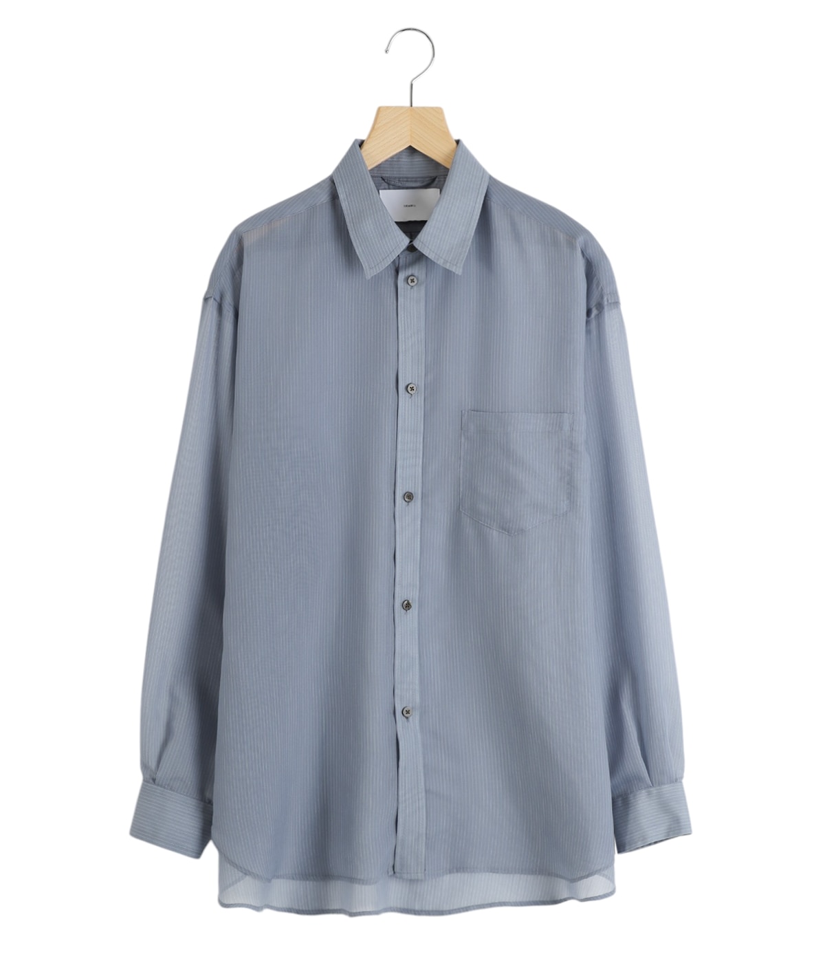 ELIN◆長袖シャツ/--/コットン/BLU RELAXED FLARED COTTON SHIRT - LIGHT BLUE | COS