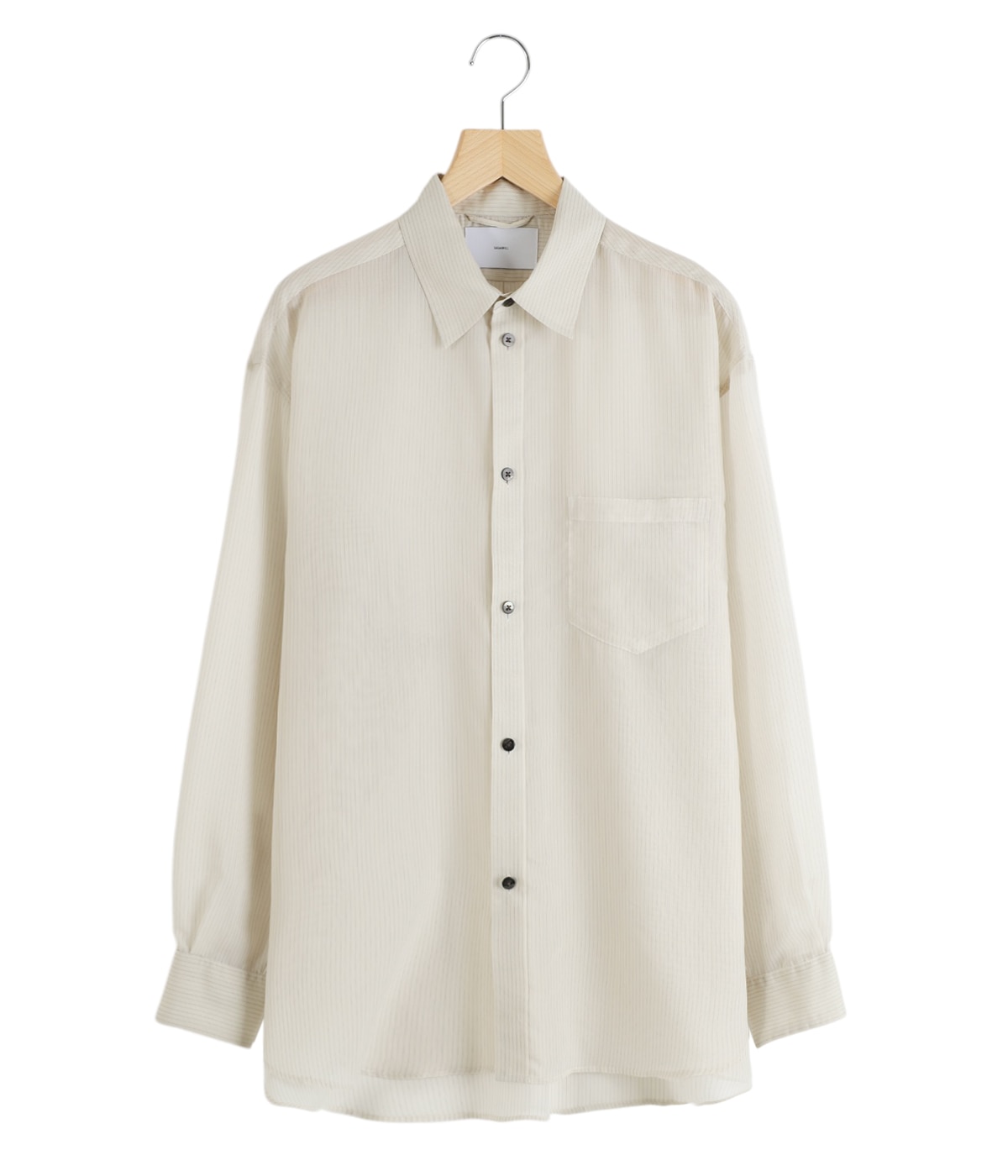 SUGARHILL 22aw 長袖シャツ SUGARHILL [ OMBRE OPEN-COLLAR SHIRT ] PURPLE | ロイド・エフ