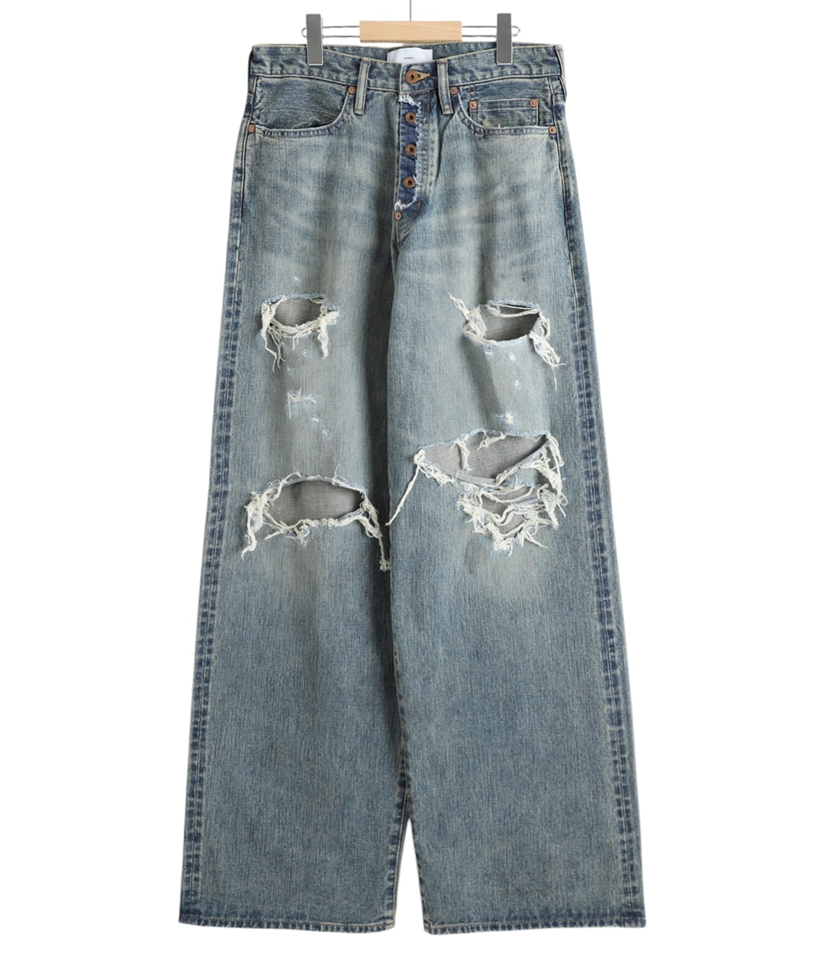 DAMAGED MODERN DENIM PANTS WIDE CUT | SUGARHILL(シュガーヒル