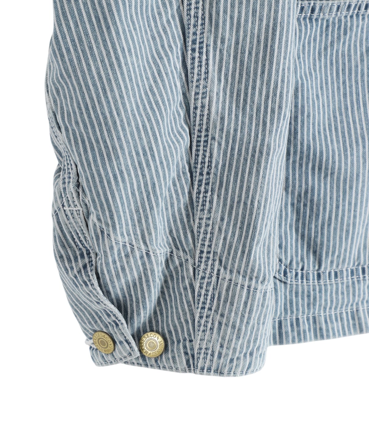 マシス　カバーオール　L MASSES 「COVERALL JKT HICKORY」 ヒッコリー カバーオール
