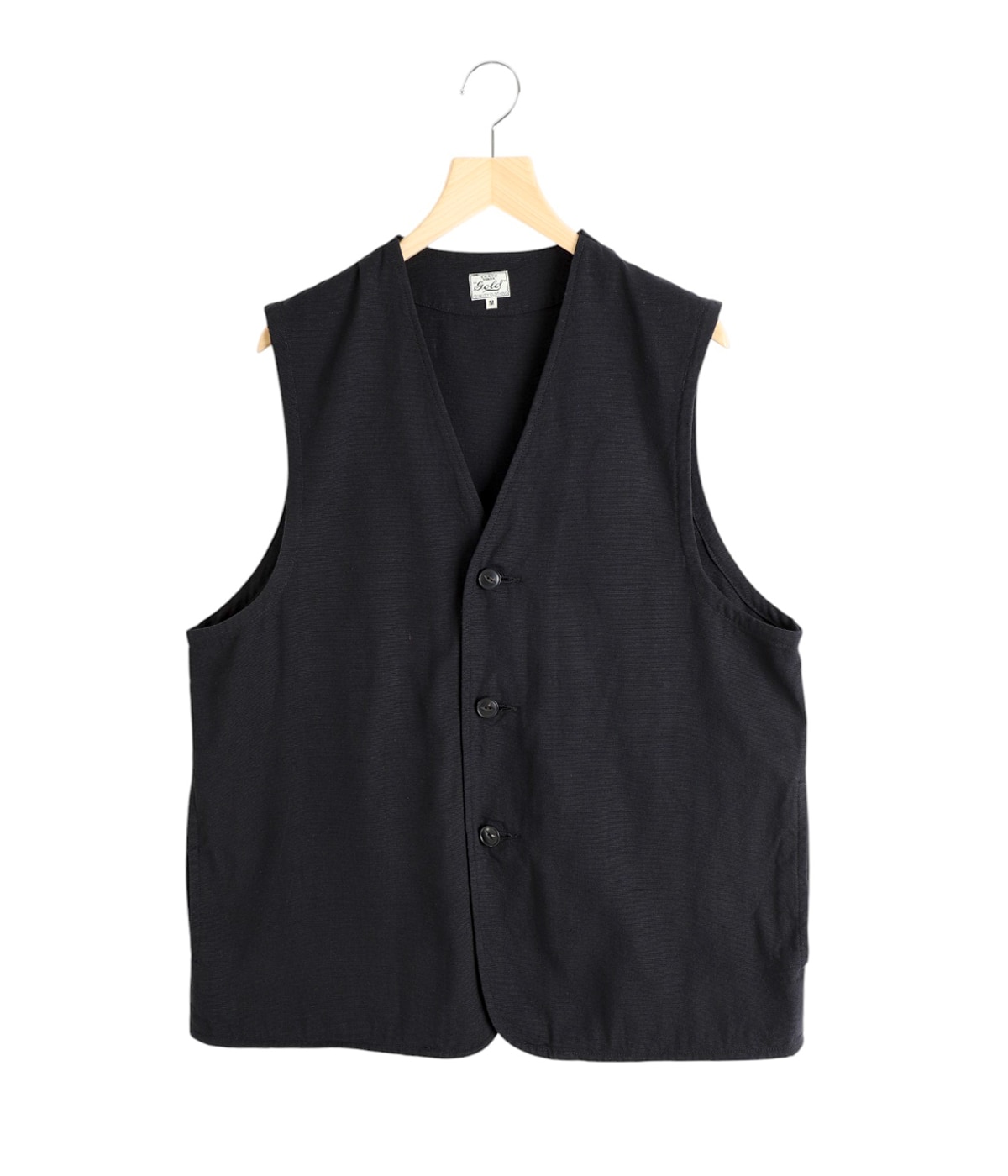 COTTON / SILK DUCK WORK VEST | GOLD(ゴールド) / トップス