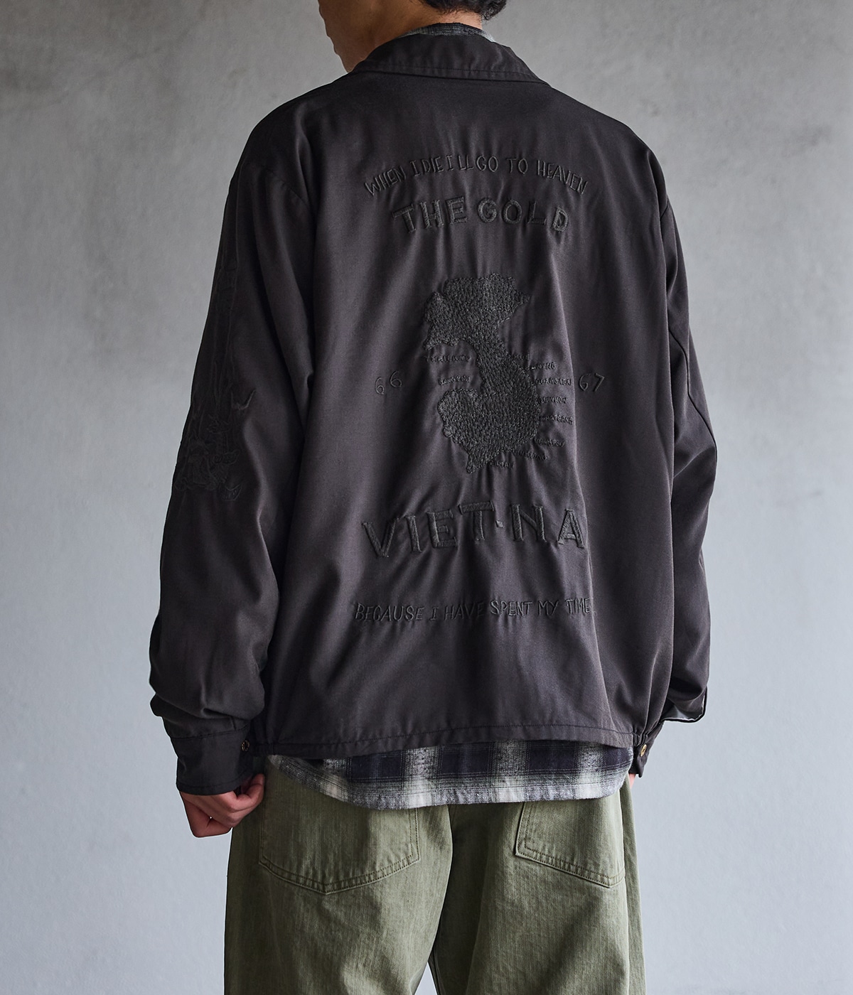 別注 VIETNAM JACKET AGED MODEL “福禄寿“ | GOLD(ゴールド