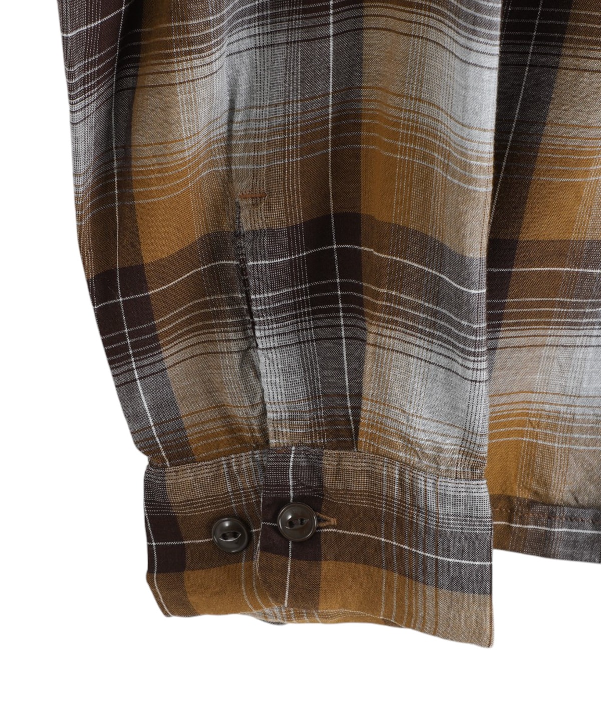 トップス GOLD RAYON CHECK SHIRT RAYON CHECK L/S OPEN SHIRT | GOLD(ゴールド) / トップス 長袖
