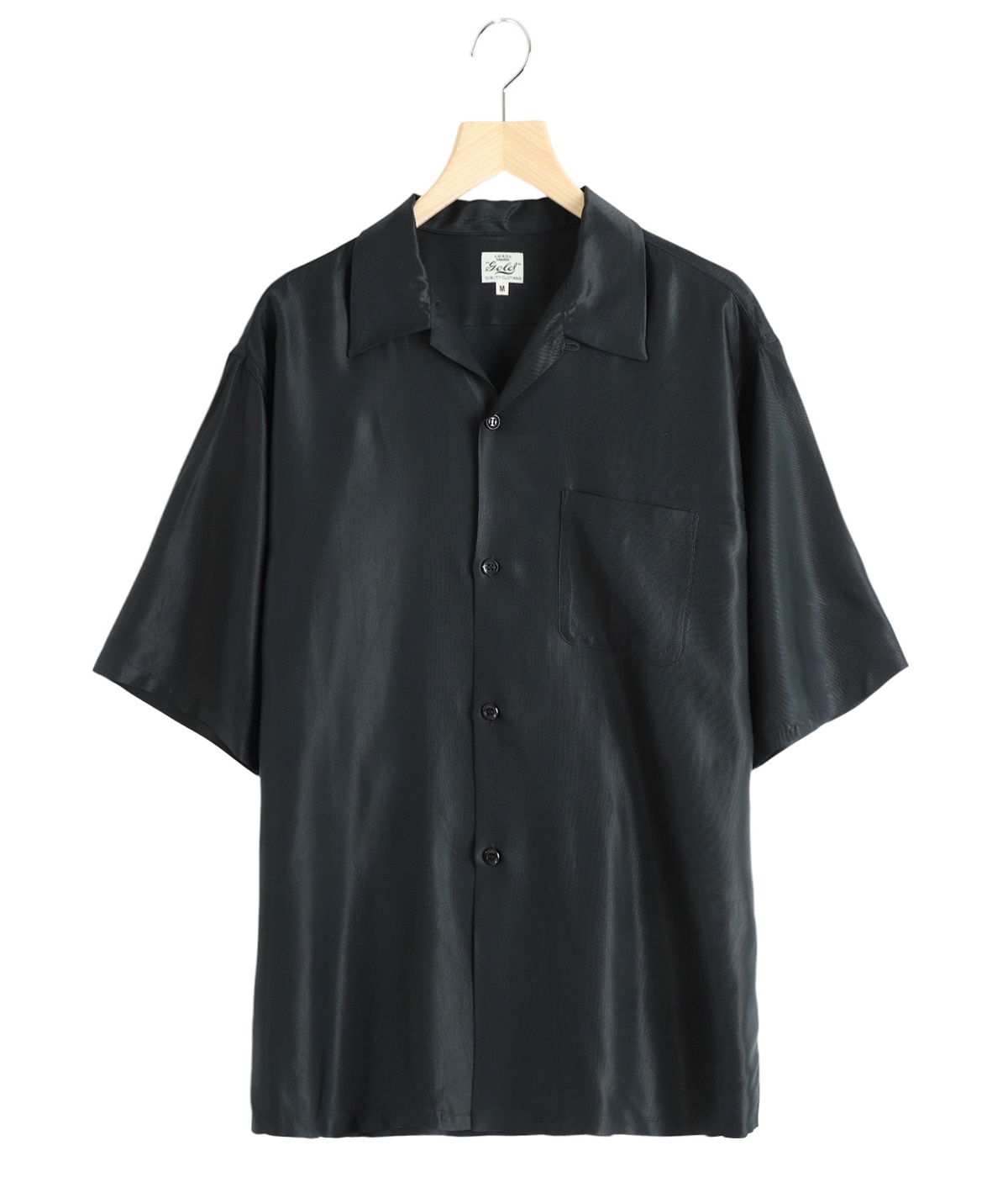 トップス GOLD ACETATE SUKA SHIRT BLACK EAGLE ACETATE S/S SUKA SHIRT “EAGLE“ | GOLD(ゴールド) / トップス