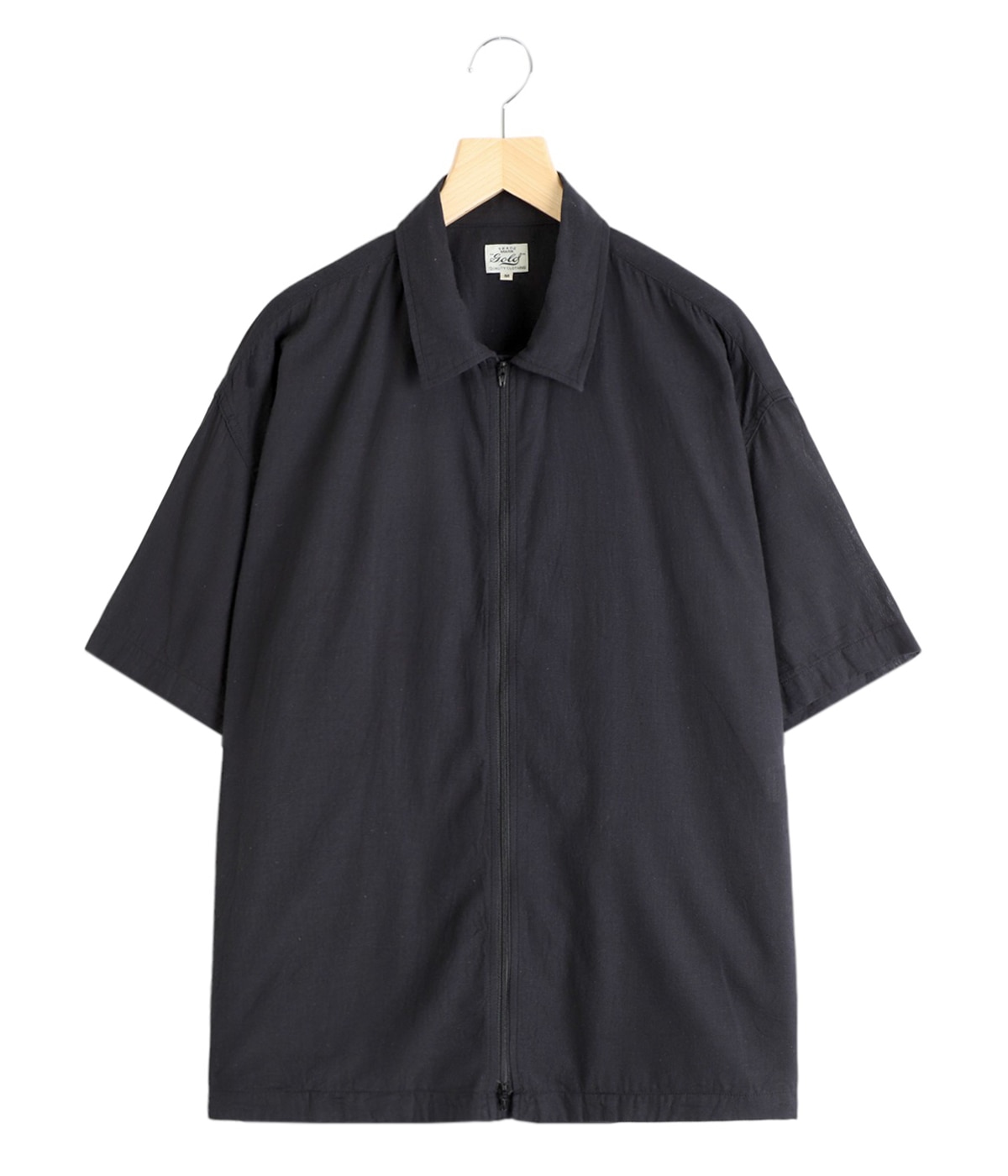 VAT DYE CHAMBRAY ZIP SHIRT