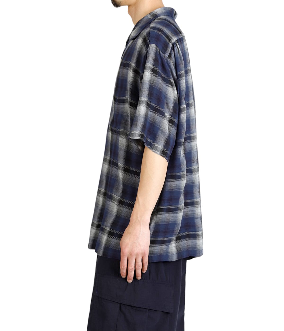 RAYON CHECK S/S OPEN SHIRT | GOLD(ゴールド) / トップス 半袖