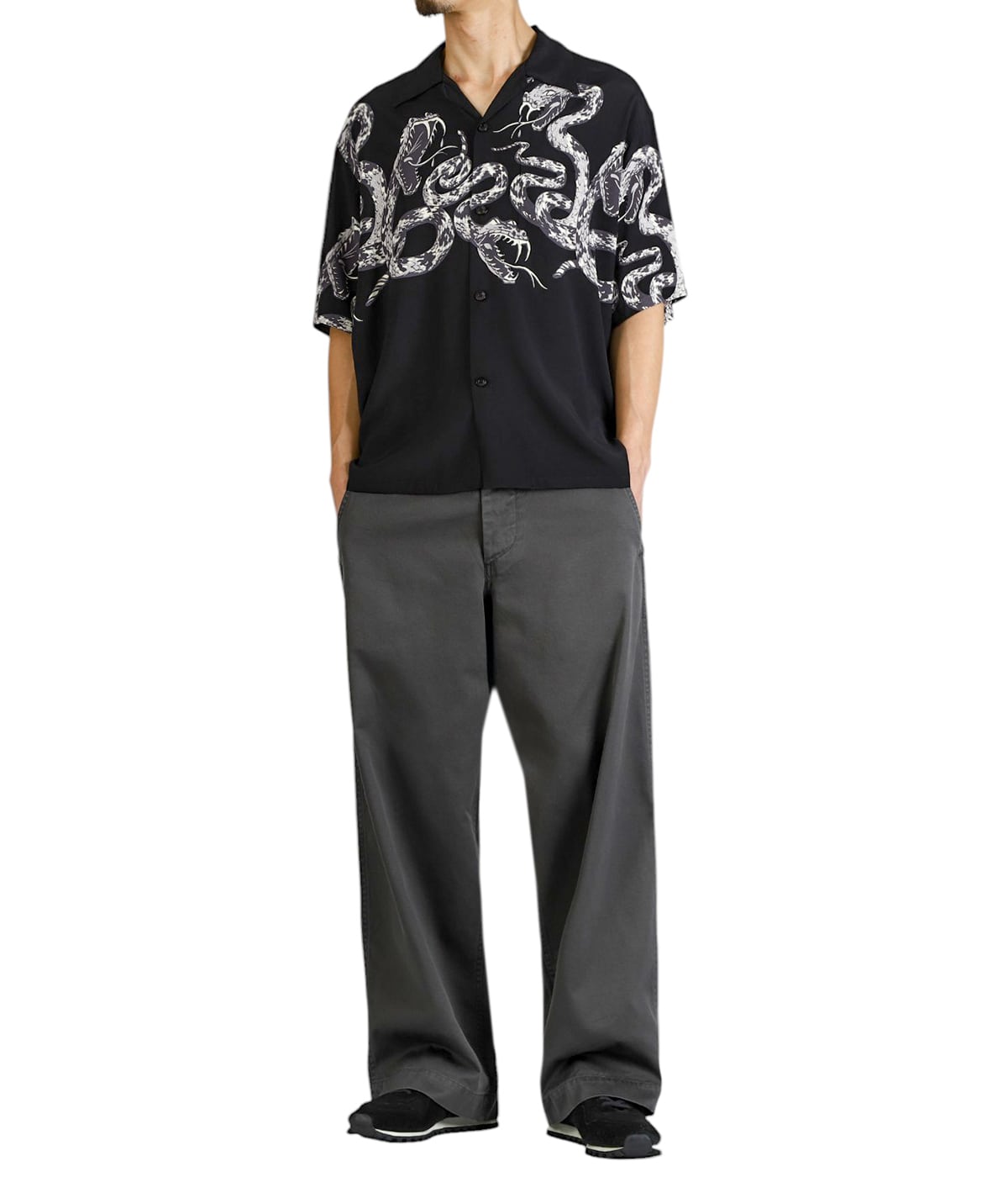 SELVEDGE WEAPON WIDE TROUSERS | GOLD(ゴールド) / パンツ