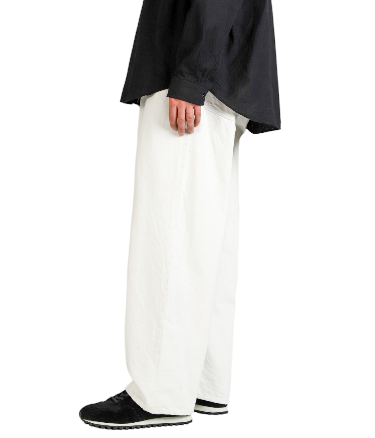 GOLD ゴールド SUVIN DENIM WIDE PANT XL GOLD / ゴールド ： RECYCLED WASTE SUVIN COTTON YARN 11.5oz