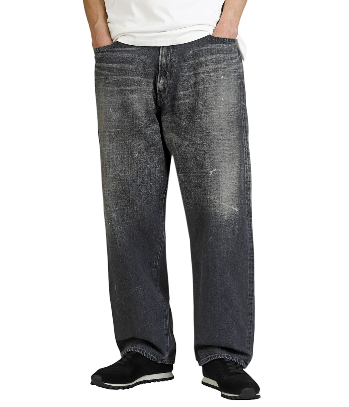 RECYCLED WASTE SUVIN COTTON YARN 11.5oz DENIM 5POCKET WIDE