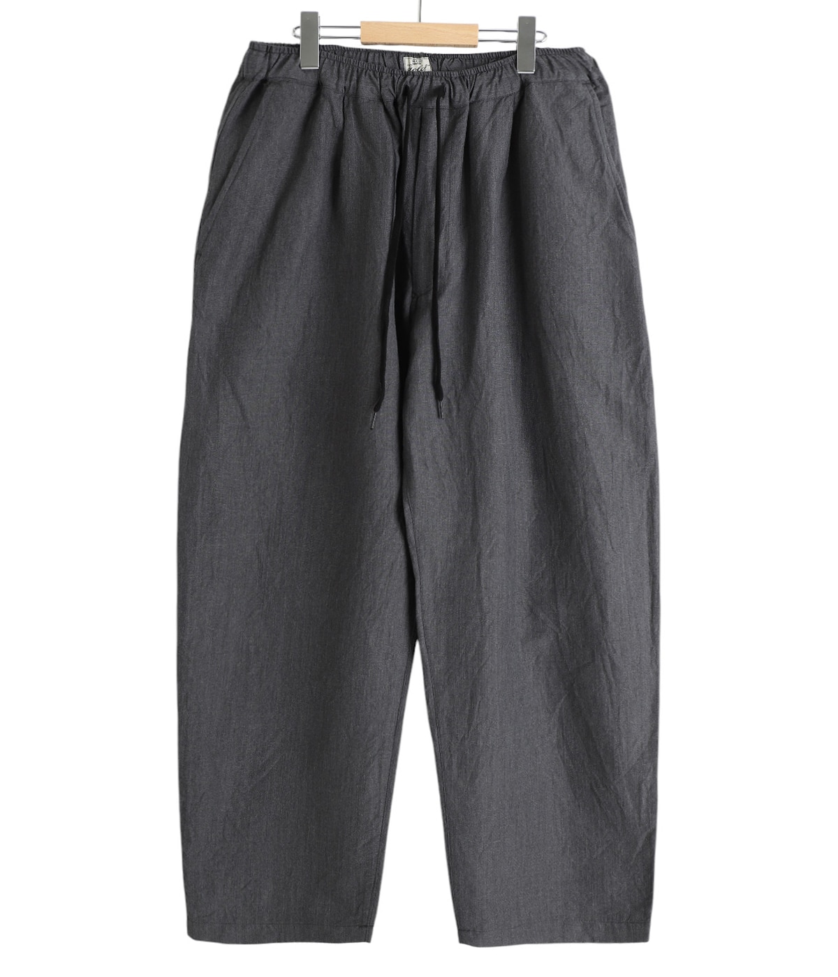 LINEN / WOOL TROPICAL 1TUCK WIDE EASY PANTS | GOLD(ゴールド