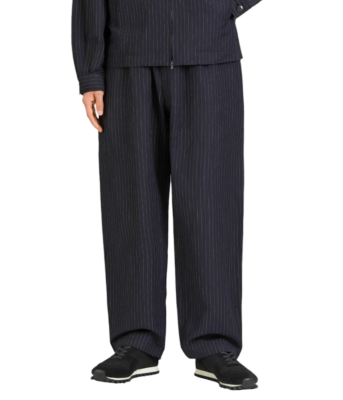 LINEN / WOOL TROPICAL 1TUCK WIDE EASY PANTS | GOLD(ゴールド