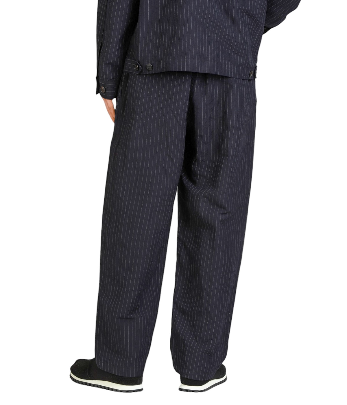 LINEN / WOOL TROPICAL 1TUCK WIDE EASY PANTS | GOLD(ゴールド