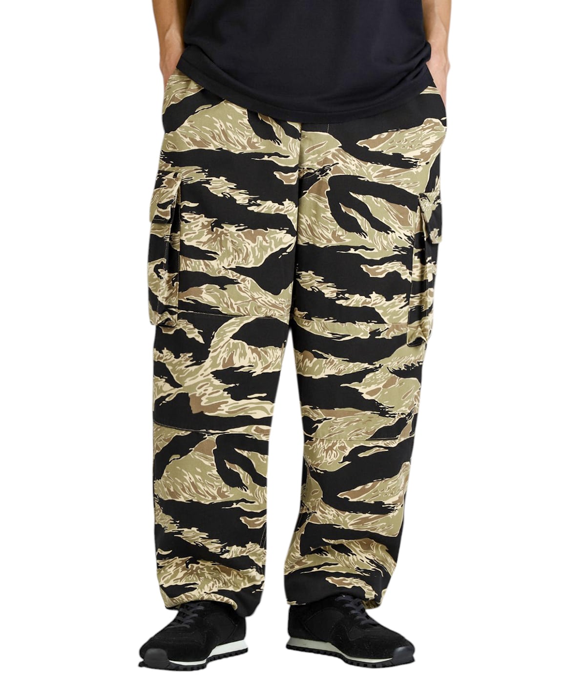 TIGER PATTERN EASY CARGO PANTS | GOLD(ゴールド) / パンツ