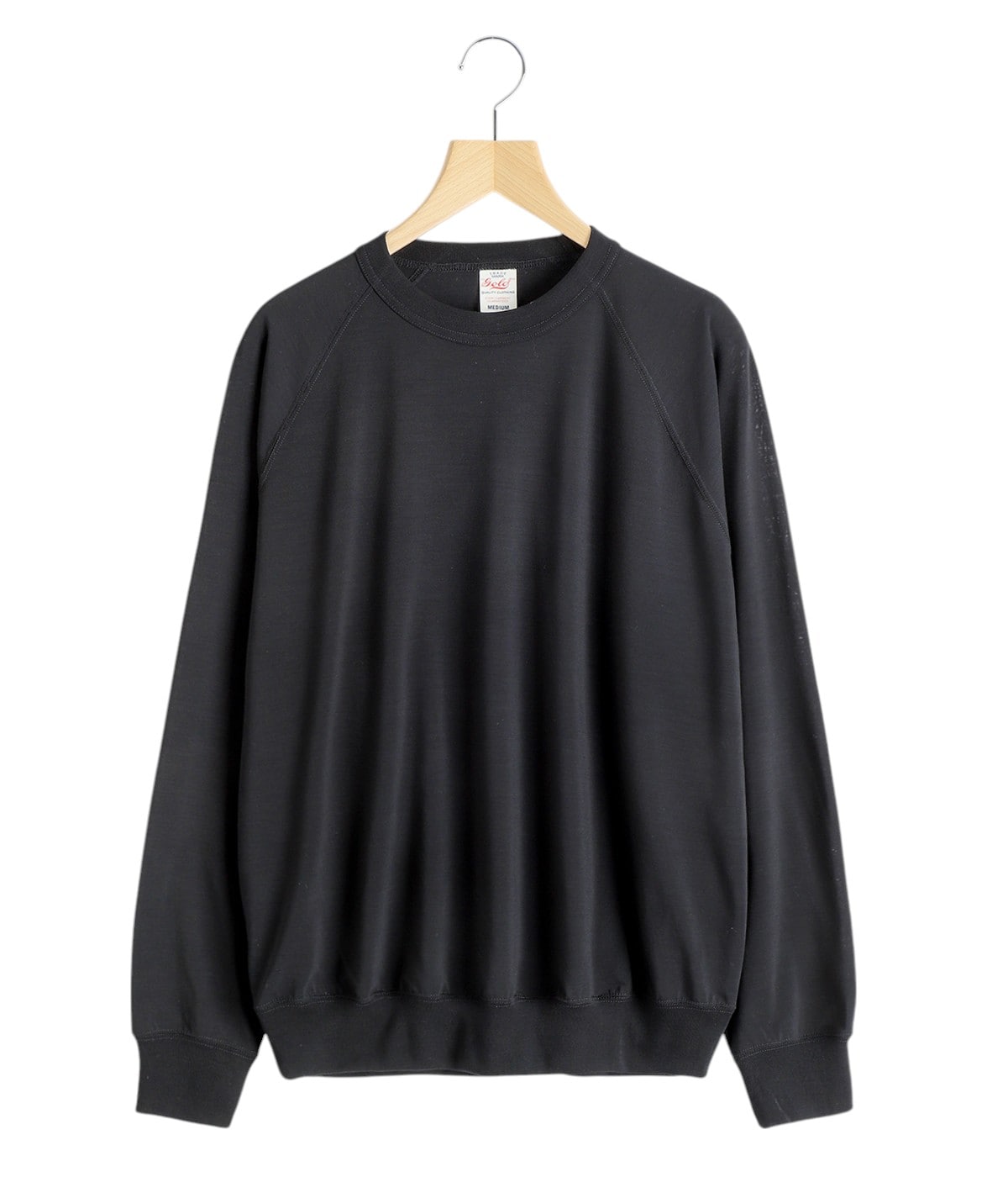 1/48 SUMMER WOOL RAGLAN CREW NECK SHIRT