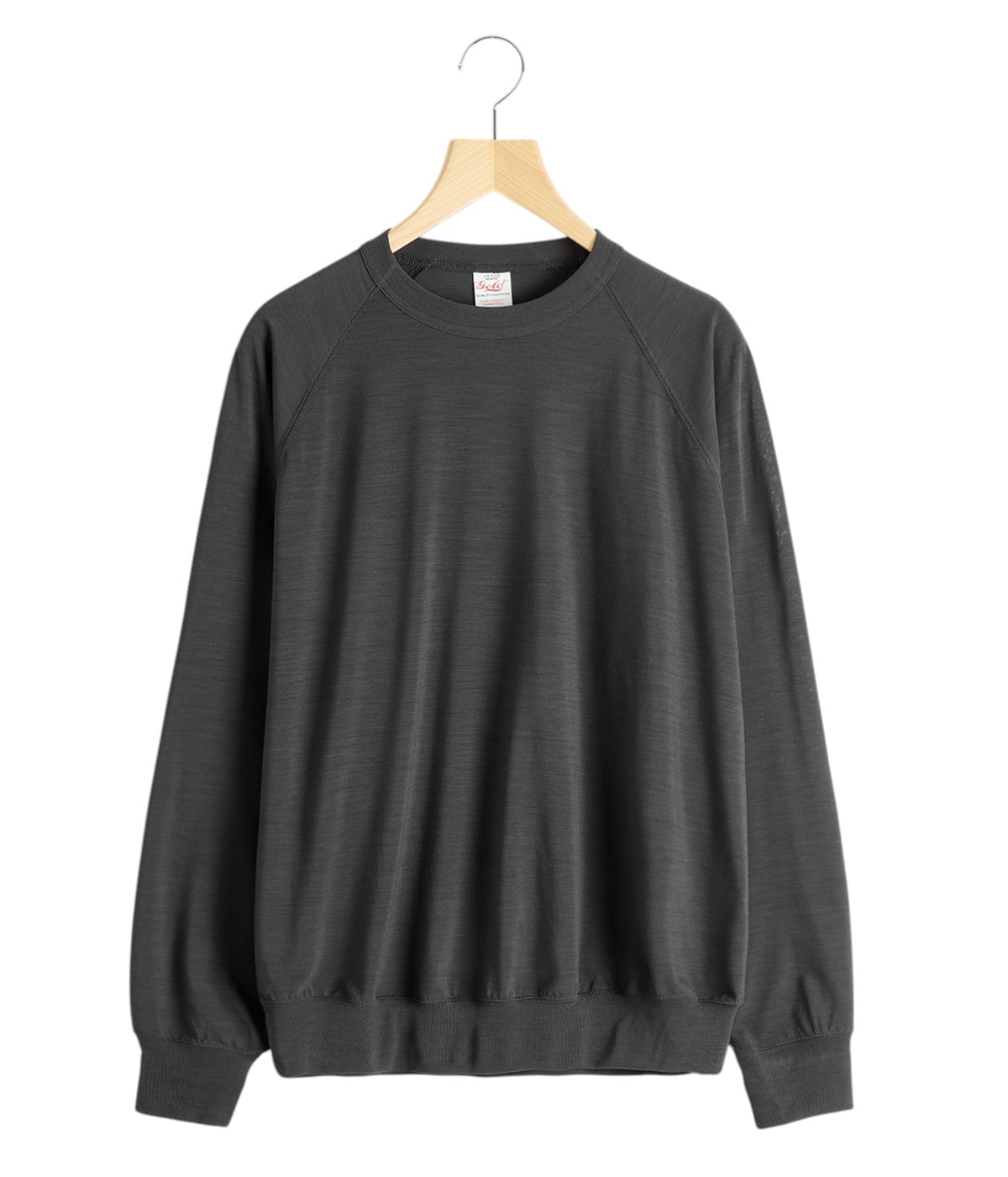 1/48 SUMMER WOOL RAGLAN CREW NECK SHIRT