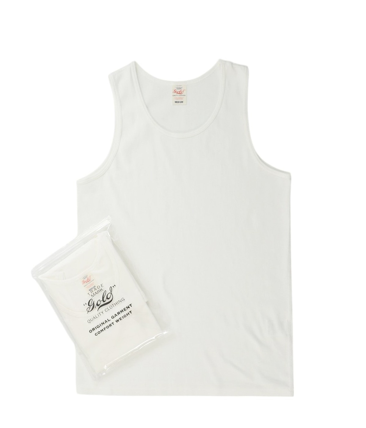 GASP Lサイズ ホワイト ノースリーブ Vintage tank Levi's タンクトップ ノースリーブ Levi's/リーバイス