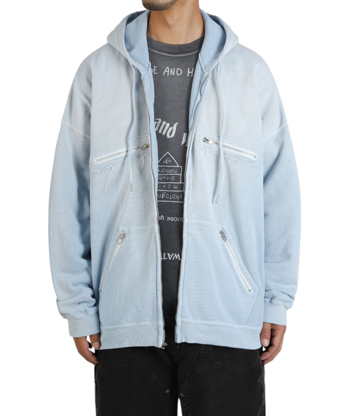 5-Zip Vintage Dyed Hoodie | DAIRIKU(ダイリク) / トップス