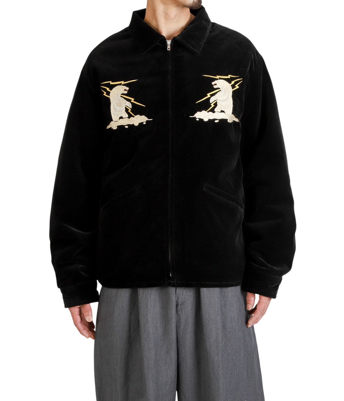 model(175cm / 60kg)B85 W75 H92 着用サイズ：L